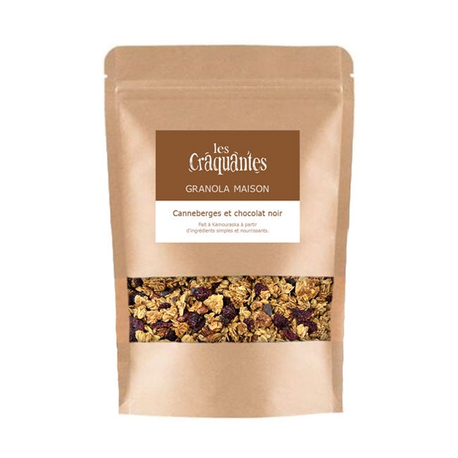 Granola Canneberges et chocolat noir